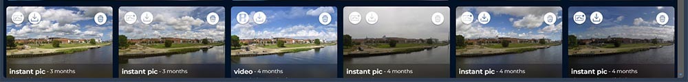 Timelapse proces inkluderer adgang til newsfeed med AI-genererede og udvalgte billeder og filmsekvenser